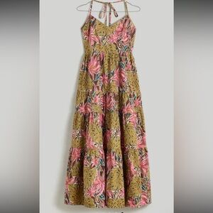 Madewell Sidonie Poplin Maxi Dress XXS NWT